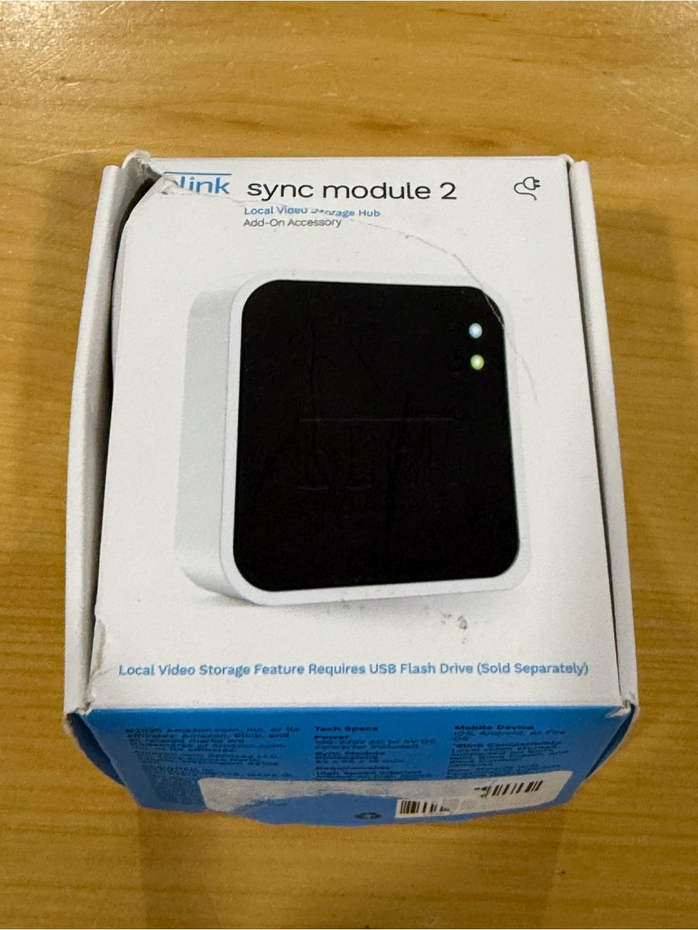 Blink Sync Module 2 Add-on for Smart Security Camera System. Used once.